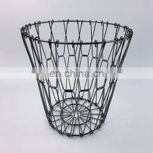 Foldable Organizer Storage Basket Wholesale Home Mesh Food Clothes Gift Desk Folding Metal Baskets thumbnail-2
