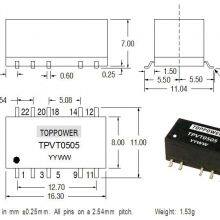 2W 3KVDC Isolated Single And Dual Output SMD DC/DC Converters thumbnail-3