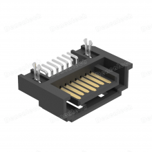 Denentech SATA 7P Male SMT With Peg thumbnail-2