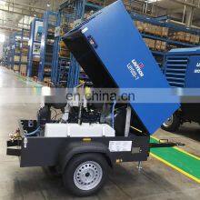 Liutech 185 Cfm Towable Diesel Air Compressor Diesel Engine Portable Original Atlas Copco 180 Cfm M3/min Pneumatic Tools thumbnail-3