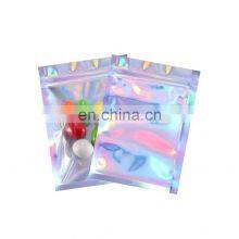 Holographic Bags Holographic Packaging Bags Factory Wholesale Resealable Food Storage Holographic Mylar Bags thumbnail-4