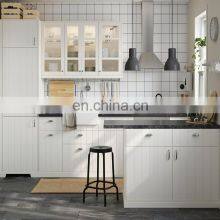 Cheap Modern Lacquer Kitchen Cabinet Wooden Doors Set thumbnail-5