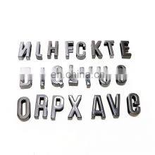 The Factory Wholesale Gold Color And Gunmetal Color Zinc Alloy 24mm DIY 26 Metal Letters For Shoes thumbnail-4