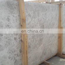 New Model Luxury Product Premium Quality New Arrival Tundra Light Grey Marble Slabs 2cm Thick Made in Turkey CEM-SLB-40 thumbnail-2