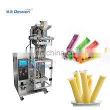 Foshan Dession Liquid Juice Ice Lolly Water Vertical Filling Packing Machine