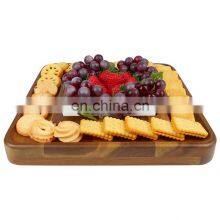 Large Thick Wood Cheese Board Plate Charcuterie Board Platter Set Serving Tray With Cutlery Set For Birthday thumbnail-4