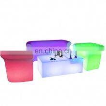 Led Bar Furniture Sets Bench Bar/club/outdoor Events Color Lighted Led Sectional Couches Led Curved Sectional Sofa Outdoor thumbnail-5