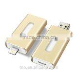 Wholesale OTG Metal Usb Memory Stick 32gb64gb for Iphone thumbnail-3