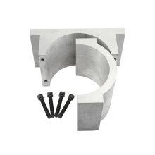 CNC Spindle Motor Fixture 65mm 80mm 85mm 100mm 125mm Cast Aluminum Mounted Round Square Spindle Mount For CNC Router Motor thumbnail-2
