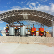 Small Scale Waste Oil Recycling System for Heavy Pyrolysis Oil Non-Standard Diesel Refining Machine Manufacturing Plant Use thumbnail-3