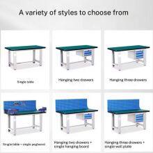 Modular Heavy Duty Metal Workbench for Assembly Line, Overhead LED Support & Tool Hanging System for Electronic Factory, OEM/ODM Supported thumbnail-2