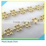 Sew on Trimming Square Pyramid Silver Plastic Material 10 Yards Package thumbnail-2