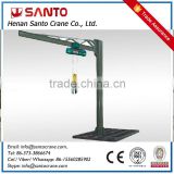 Motor Driven Jib Crane With Cable Hoist