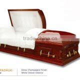 WESTON PADAUK american wood casket