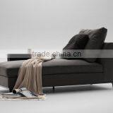 Modern Elegant Leather Sofa Set in Black New Design 2016 thumbnail-6