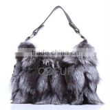 QD27892 New Disigned Fur Handbag Factory Direct Sale Fox Fur Handbag 2013