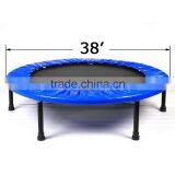 38" Folding Mini Rebounder Trampoline With Padding Band Fitness Jump Pure Fun thumbnail-4