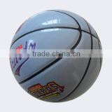 PVC shiny custom basketball ball