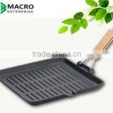 Cast iron BBQ griddle pan