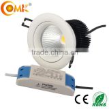 European design 20W CREE Dimmable cob led spotlight with external driver
