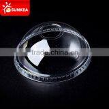 12oz Clear plastic PET cold cup dome lids