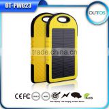 OUTTOS 5000mah solar panel portable portable phone charger factory
