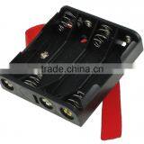 4 AAA Battery Holder With PCB Pins and Ribbon,BH441P Battery Holder