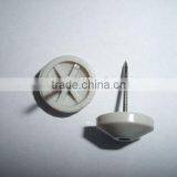 Plastic Hat 16mm Smooth Pin/groove Pin