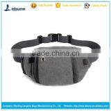 wholesale cheap vintage canvas waist bag round canvas messenger bag