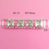 Stock Hot Selling Acrylic Rhinestone Connector for Headband/hairwear(RC-21) thumbnail-1