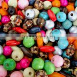Round,Oval, Printed Wooden Bead (YDMZ02)