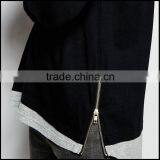 Longline Men Wholesale Blank Sweatshirts Crew Neck Long Sleeve New Design Custom Baseball Sweatshirt thumbnail-5