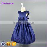 High Quality Full Length Ankles Girls Dress Korean Kids Dress Sleeveless Bow Sash Childrens' Wear thumbnail-3