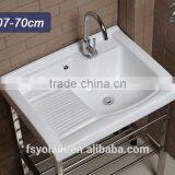 Bathroom Rectangular Ceramic Clothes Washing Countertop Wash Basin thumbnail-2