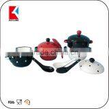 Best Selling Items Black Matt Finished Ceramic Soup Bowl Lid and Handle thumbnail-1