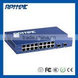 16 Port Gigabit Ethernet Optical Fiber Switch Sfp Gigabit Ethernet Optical Fiber Switch