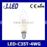 C35 4w Tip Candle Shape Filament Led Bulb