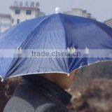 Cheap Sun Folding Logo Printed Advertising Head Hat Shape Umbrella Umbrella Hat for Sale 15.5" X 8K , Umbrella Hat thumbnail-2