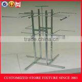 Double Bar Adjustable Metal Clothes Display Rack thumbnail-4