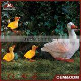 Resin Garden Duck Solar Light thumbnail-1
