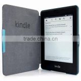 2014 Top Quality Leather Cover Case for Amazon Kindle Paperwhite