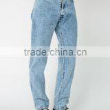 Men's Acid Wash Classic Denim Jeans thumbnail-3