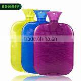High Quality 2L PVC Hot-water Bottle Wave Leakproof Bed Warmer