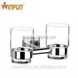 Double Solid Brass Chrome Finish Tumbler Holder,Bathroom Hardware Product,Bathroom Accessories FM-3184D thumbnail-1