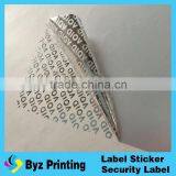 New arrive high quality Custom scratch card stickers/scratch off sticker/security adhesive scratch off stickers