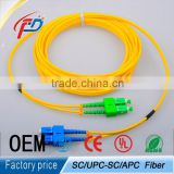 singemode duplex SC/APC-SC/UPC fiber optic cable connector