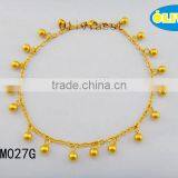 Olivia Jewelry Stainless Steel Balls Charms Gold Plated Anklet New Designs thumbnail-1