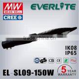 OEM 5 Years Warranty 120w-150w Nichia/ Epistar/ Bridgelux IP65 150w Led Street Ligting