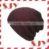 Hip Hop Winter Cap Mens Knitted Soft Feel Slouch Beanie Ski Hat thumbnail-3