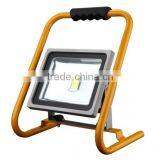 portable 20w led rechargeable work light with H style stand